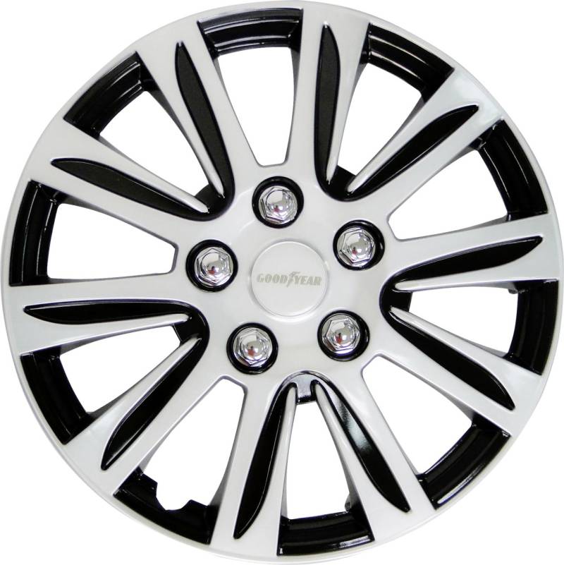 Goodyear Radzierblende Laredo 38 cm (15 Zoll) schwarz silber 4 Stück von Goodyear