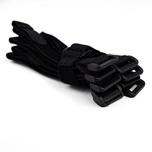 10 Stretch-Klettkabelbinder 20 cm Kunststofföse schwarz 10 Stretch-Klettkabelbinder 20 cm Kunststofföse schwarz von Goodymax