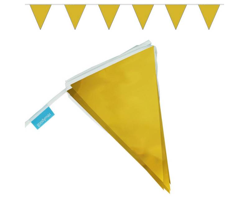 Goodymax Hängedekoration Wimpelkette 10 m, 20 Wimpel á 20 x 30 cm von Goodymax