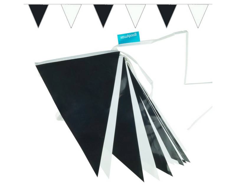 Goodymax Hängedekoration Wimpelkette 10 m, 20 Wimpel á 20 x 30 cm von Goodymax