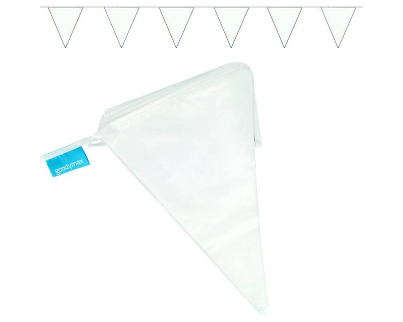 Goodymax Hängedekoration Wimpelkette 10 m, 20 Wimpel á 20 x 30 cm von Goodymax