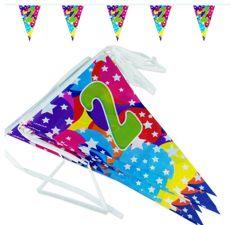 Goodymax Hängedekoration Wimpelkette Geburtstag Jubiläum von Goodymax