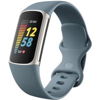 Fitbit Charge 5 Fitness Tracker, Platinum/Steel Blue von Google