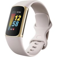 Fitbit Charge 5 Fitness Tracker, Weiß/Gold von Google
