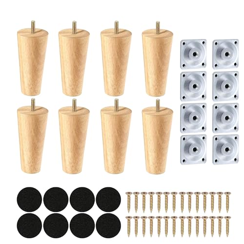 Goomp 8 Stück Möbelfüße Holz,8cm Sofafüße Rund Möbelfüße Holz Kommode Beine Sofa Ersatz Beine Couch,Bett,Sessel,Schrank Goomp 8 Stück Möbelfüße Holz,8cm Sofafüße Rund Möbelfüße Holz Kommode Beine Sofa Ersatz Beine Couch,Bett,Sessel,Schrank von Goomp