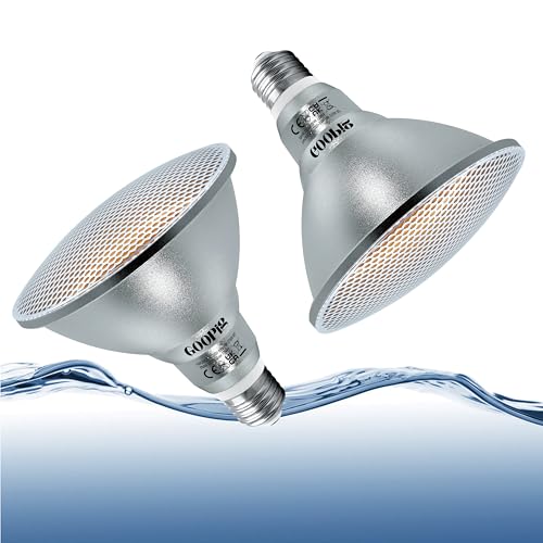 Goopig E27 PAR38 LED Lampe Nicht Dimmbar, 18W Warmweiß 2700K Ersetzt 120W Halogen Glühlampe, 2er-Pack, 2000lm AC 230V Leuchtmittel, Flimmerfrei Strahler, Reflektorlampe IP65 Abstrahlwinkel-60° Birnen Goopig E27 PAR38 LED Lampe Nicht Dimmbar, 18W Warmweiß 2700K Ersetzt 120W Halogen Glühlampe, 2er-Pack, 2000lm AC 230V Leuchtmittel, Flimmerfrei Strahler, Reflektorlampe IP65 Abstrahlwinkel-60° Birnen von Goopig