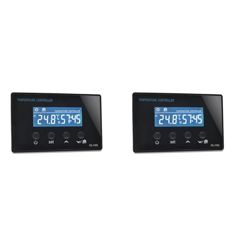 Goorvoucs 2 x FC-110C 230V10A LCD Mini Sauna Raum Fuß Spa Digitaler Temperaturregler mit Countdown-Regler Thermostat Goorvoucs 2 x FC-110C 230V10A LCD Mini Sauna Raum Fuß Spa Digitaler Temperaturregler mit Countdown-Regler Thermostat von Goorvoucs