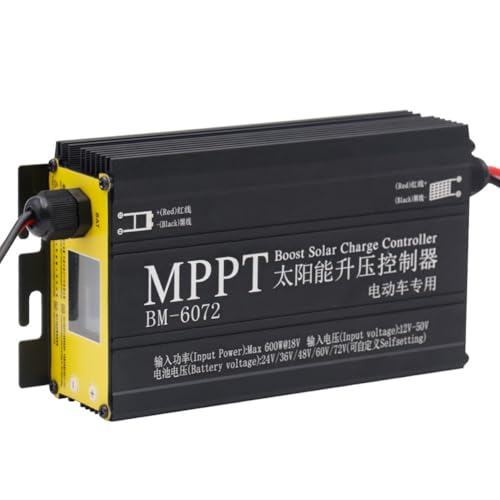 Goorvoucs BM6072 600W MPPT Boost Solarladeregler für 24V 36V 48V 60V 72V Batteriesystem Solarpanel 12-50V Eingangsspannung von Goorvoucs