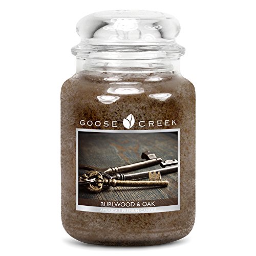 Goose Creek Kerzen-Glas 24 Unzen - Burlwood & Oak von Goose Creek