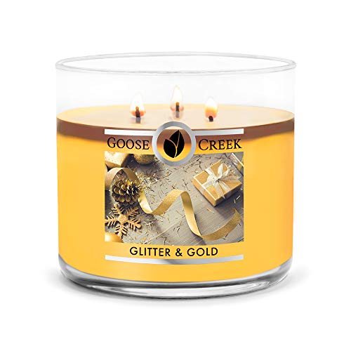Goose Creek Candle® Glitter & Gold 3-Docht-Kerze 411g von Goose Creek