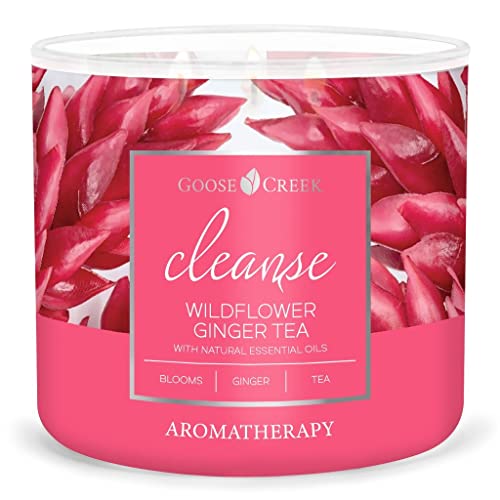 Goose Creek Candle® Wildflower Ginger Tea - Cleanse 3-Docht-Kerze 411g von Goose Creek