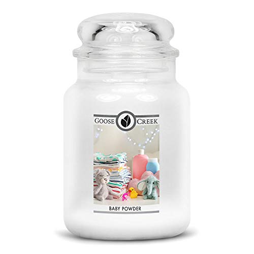 Goose Creek Duftkerze im Glas 2 Dochte Baby Powder 680 g von Goose Creek