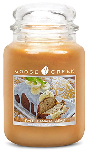 Goose Creek Kerzen-Glas 24 Unzen - Sweet Banana Bread von Goose Creek