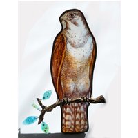 Buntglas Adler Sonnenfänger Fusing Glas Vogel Fensterbild von GootiGlass