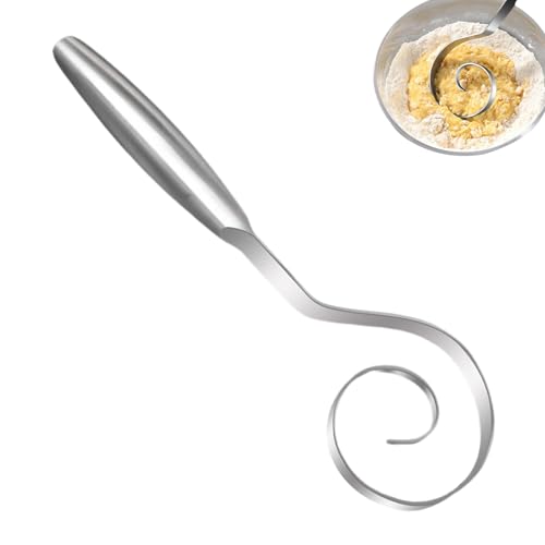 Goowafur Bread Dough Whisk - Rührbesen Aus Edelstahl Zum Backen,Teigschneebesen Für Eier Backen Pizza Hefeteig Sauerteig - Haushaltsküche Goowafur Bread Dough Whisk - Rührbesen Aus Edelstahl Zum Backen,Teigschneebesen Für Eier Backen Pizza Hefeteig Sauerteig - Haushaltsküche von Goowafur
