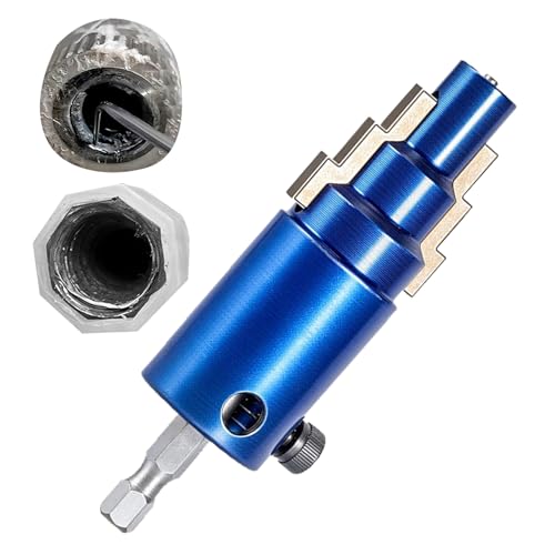 Goowafur Broken Pipe Extractor | Gewindeentferner Für Gebrochene Rohre | Passt Für 13mm 19mm 25mm Rohr Entferner Für Wasserhahn Ventil Dusche Sprinkler Badewanne Toilette Waschbecken Klempner von Goowafur