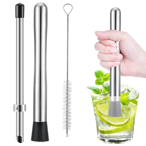 Goowafur Limonade Zitrone Strohhalm Lochgerät,Edelstahl Getränke Strohhalm Locher | Multifunktionales Zubehör für Mixgetränke Haushalt Küche Grill Picknick Café von Goowafur