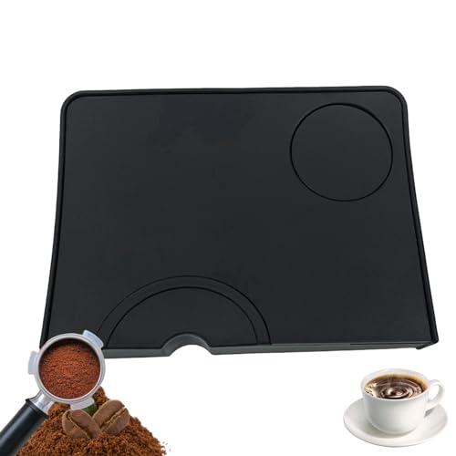 Goowafur Tampermatte mit Tischkantenschutz,Silikon Kaffee Tamping Matte Gummi Anti Rutsch Espresso Groß Stampfmatte Ideales Siebträger Zubehör für stabiles tampen Goowafur Tampermatte mit Tischkantenschutz,Silikon Kaffee Tamping Matte Gummi Anti Rutsch Espresso Groß Stampfmatte Ideales Siebträger Zubehör für stabiles tampen von Goowafur