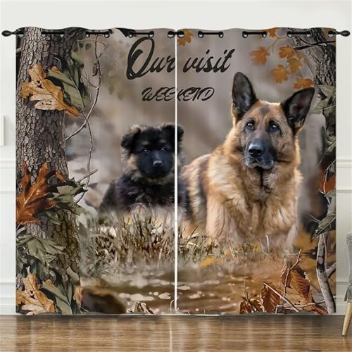 Verdunklungsvorhänge 2er Set Vorhänge Tiere Gardinen mit Ösen Vorhänge Wohnzimmer Türvorhang Verdunkelungsvorhang, Schlafzimmer Vorhang Blickdicht Hunde Kinderzimmer Gardinen 132x160cm/W x H J-50 Verdunklungsvorhänge 2er Set Vorhänge Tiere Gardinen mit Ösen Vorhänge Wohnzimmer Türvorhang Verdunkelungsvorhang, Schlafzimmer Vorhang Blickdicht Hunde Kinderzimmer Gardinen 132x160cm/W x H J-50 von Gooxehuu