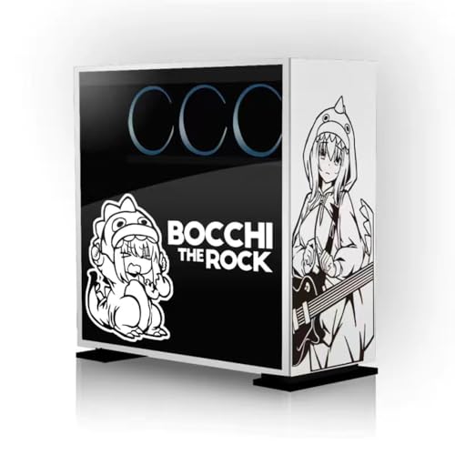 Bocchi the rock Anime-Aufkleber für PC-Gehäuse, Anime Charakter Kita Ikuyo Graffiti/Gotō Hitori Aufkleber,Cartoon-Dekor-Aufkleber, Waterproof Easy Removable von Gooyeh