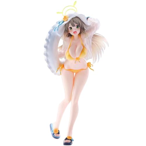 Gooyeh Anime Blue Archive Figur Izayoi Nonomi Actionfigur PVC-Statue Modell 22CM Swimsuit Standing Posture Skulptur Sammlerstück Desktop Decoration von Gooyeh