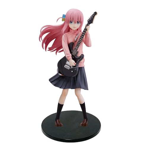 Gooyeh Gotō Hitori Figur Bocchi The Rock Anime Figuren Modell Statue PVC Skulptur für Auto Dekoration Desktop Display Dekoration Sammlerstücke 19.5CM von Gooyeh