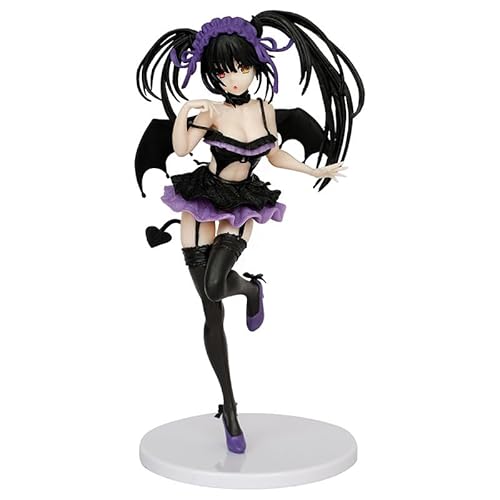 Gooyeh Tokisaki Kurumi Figur Date A LIVE Anime Figrue lila imp figrue PVC Statue Modell Ornamente Sammlerstücke Heimdekoration Geburtstag 21cm von Gooyeh