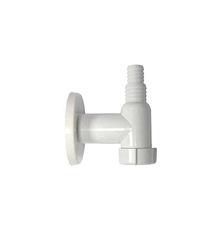 Siphon für Waschmaschine Außen 1 VIA 60 m² MASCHENGEWEBE weiß [60 m² MASCHENGEWEBE] von GO PLAST