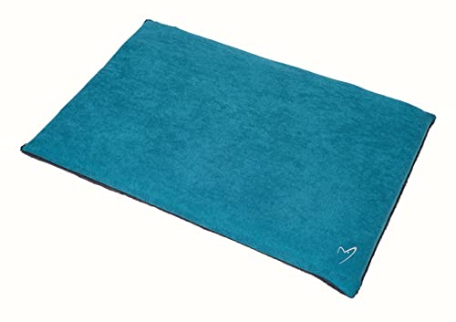 Gor Pets Camden Bequeme Matte, groß, 76 x 122 x 5 cm, Blaugrün von Gor Pets