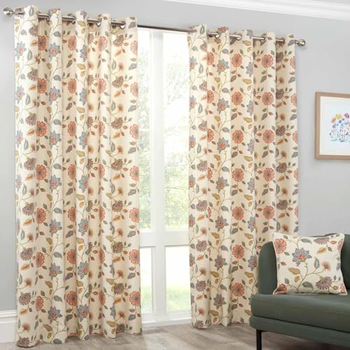 Gordon John Textiles Shelley Vorhänge mit Blumenmuster von Gordon John Textiles
