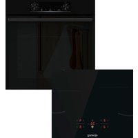 GORENJE Backofen-Set "BOP6737E02BK", mit Teleskopauszug nachrüstbar, Pyrolyse-Selbstreinigung, (2 St.), Pyrolyse: Selbstreinigung durch hohe Hitze ohne Chemie von Gorenje