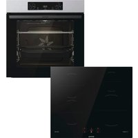 GORENJE Backofen-Set "Pacific Backofen-Set Basic Induktion 2021", Pacific Backofen-Set Basic Induktion 2021, mit 1-fach-Teleskopauszug, Aqua Clean, (Set, 2 St.), AirFry Backofen & Induktionskochfeld von Gorenje