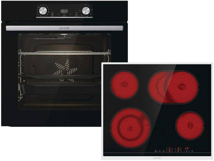 GORENJE Backofen-Set Steam Set , A (A+++-D), schwarz, Herdsets, AirFry-Funktion von Gorenje