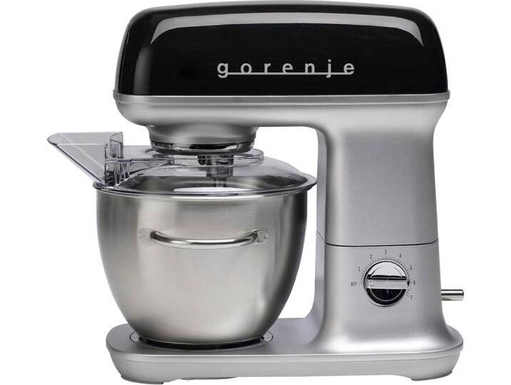 GORENJE Küchenmaschine MMC 1000 RL , schwarz, B:36cm H:37,2cm T:27cm, Küchenmaschinen, Retro Design GORENJE Küchenmaschine MMC 1000 RL , schwarz, B:36cm H:37,2cm T:27cm, Küchenmaschinen, Retro Design von Gorenje