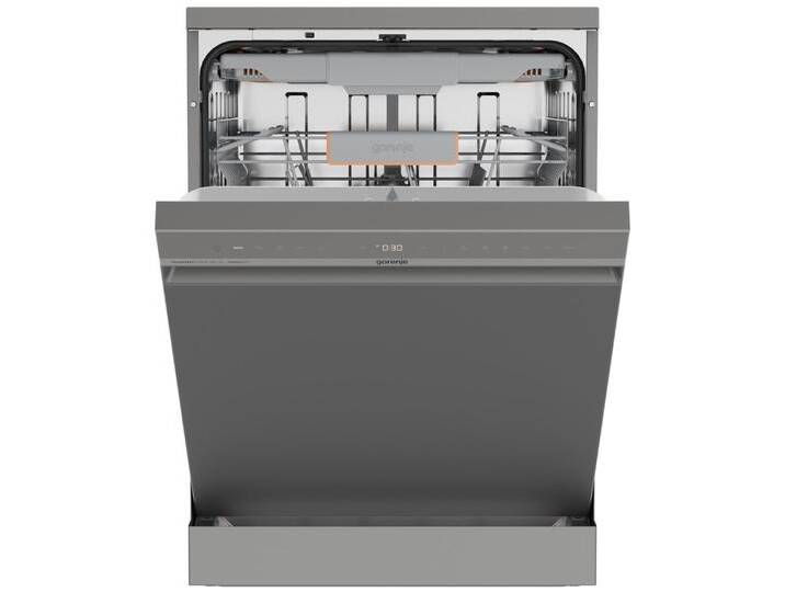 GORENJE Standgeschirrspüler GS673A96X , Energieeffizienz: A (A-G), silber (silberfarben), B:59,9cm H:84,6cm T:59,8cm, Geschirrspüler, TotalDry - automatische Türöffnung von Gorenje