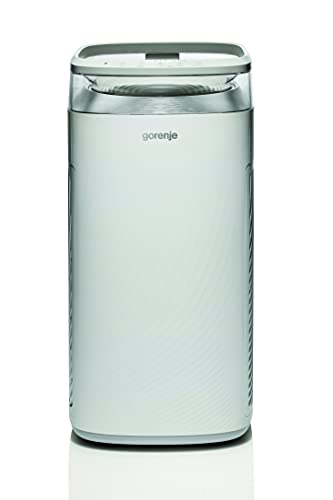 Gorenje AP 500 SENSE AIR Luftreiniger mit Doppelfiltersystem/ION Technology/HEPA-Filter/PM2.5 & VOC Sensor/Kindersicherung/LED Display/5 Stufen/60 m² Raumgröße/68 cm/35 W/ 35 dB/Weiß von Gorenje