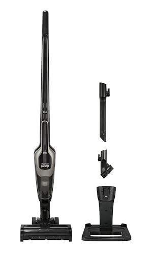 Gorenje SVC216110FSIIBKA, Akku Staubsauger, Schwarz, 120 W, 0.6 liters, 78 Dezibel von Gorenje