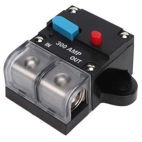 Auto-Leistungsschalter, 80A-300A Universal Automatic Resetable Circuit Breaker Selbstwiederherstellungssicherung Manuelle Reset-Taste für Autos(300A), 12v-24v automatische sicherung leistungsschalter von Gorgeri