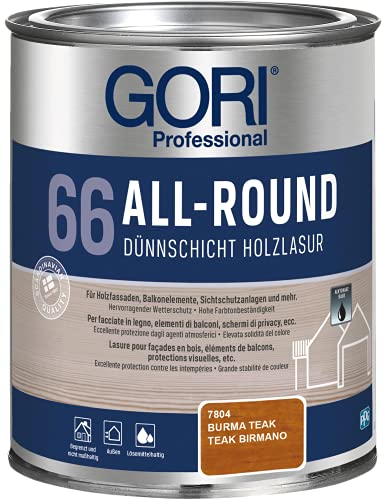 0,75L Gori 66 Allroundlasur 7801 Eiche Hell Lasur Holzschutz Holzlasur von Gori