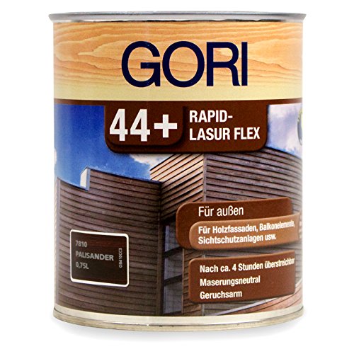 0,75L Gori 44+ 7810 Palisander Rapid-Lasur Flex Außenlasur Holzlasur von Gori