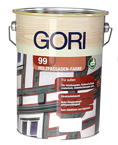 GORI 99 Holz- und Fassadenfarbe 2053 Silbergrau, 0,75 Liter von Gori