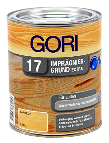 Gori 17 Holz Imprägniergrund Extra, 0,75 Liter von Gori