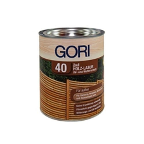 Gori 40 Holzschutzlasur 2 IN 1 "Die Praktische" 5 Liter Palisander von Gori