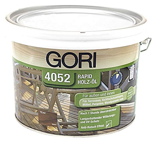 Gori 4052 Rapid Holzöl 7059 Teak, 2,50 Liter von Gori