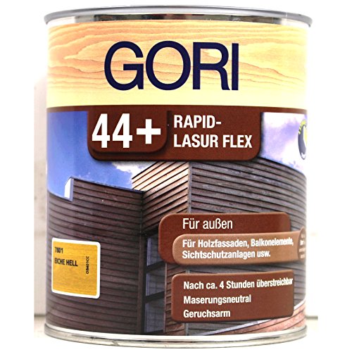 Gori 44+ Rapid-Lasur Flex farblos 0,75L Holzlasur Lasur Holzschutz von Gori