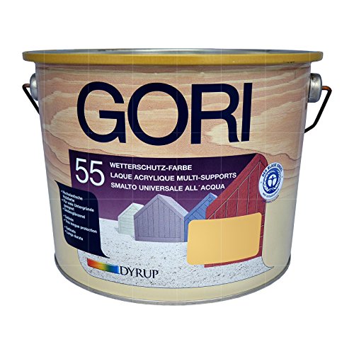 Gori 55 Wetterschutzfarbe "Der Allrounder" 5 Liter Treibholz 2076 von Gori