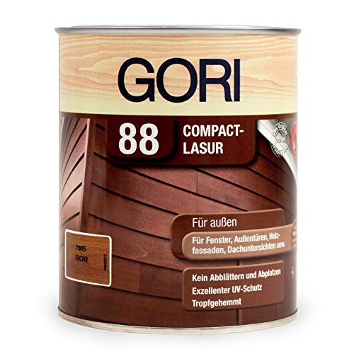 Gori 88 Compact Holz Lasur Eiche 7805, 5,00 Liter von Gori