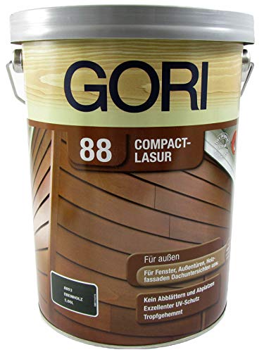 Gori 88 Compact Holz Lasur Kalkweiss 8855, 5,00 Liter von Gori