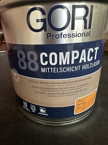 Gori 88 Compact-Lasur "Das Original" - Holzlasur Kiefer 7802 2,5 Liter von Gori