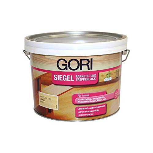 Gori Siegel Parkett- und Treppenlack - 2,5L hochglänzend von Gori